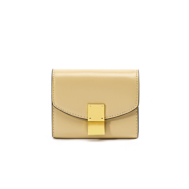 Wholesale Women' s genuine leather multi-card wallet clutch